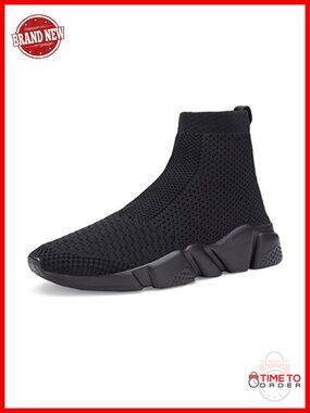 Slip On High Top Sneakers Lightweight Comfortable Gym Walking Shoes